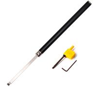 Carbide Tipped Lathe Chisel Wood Turning Tool Set Finisher Tools Bar with Ci0 16mm Round Carbide Insert Cutter for Wood Hobbyist or DIY or Carpenter