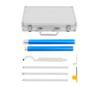 Carbide Tipped Wood Lathe Turning Tools Set with Interchangeable Handles, Wood Turning Chisels w/Diamond Shape/Round/Square Carbide Inserts for Hollower Detailer Rougher Finisher