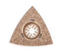 Carbide Triangle Rasp for Coarse Grinding Effective for Tile, Wood, Concrete and Stone, Works with Dust Extraction Systems