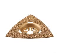 Carbide Triangle Rasp for Oscillating Multi-Tools - 80 mm Coarse Grinding Tool for Tile, Concrete, Stone, Wood & Filler Material - Compatible with and
