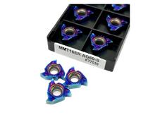 Carbide Turning Inserts Lathe Turning Tool Holder 10PCS 16ER AG60-S KT7030 16IR Thread Turning Tool Hard Alloy Blade Lathe Tools(16ER AG60-S KT7030)