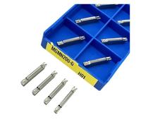 Carbide Turning Inserts Lathe Turning Tool Holder 10PCS MGMN150-G MGMN200-G MGMN250-G MGMN300-M MGMN400-M H01 Grooving Cutting Tool Aluminum Turning Hard Alloy Metal Lathe Tools(MGMN200-G H01)