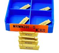 Carbide Turning Inserts Lathe Turning Tool Holder 10PCS MRMN200-M NC3020 Carbide Insert Tool Processing Metal Turning Tool Hard Alloy Blade