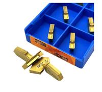 Carbide Turning Inserts Lathe Turning Tool Holder 10PCS SP300 NC3020 NC3030 PC9030 Grooving Hard Alloy Lathe Cutter Turning Tool Parting And Off Tools(SP300 NC3020)