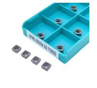 Carbide Turning Inserts Lathe Turning Tool Holder 10PCS SPMG050204 SPMG060204 SPMG090408 SPMG110408 SPMG140520-DG TT9030 TT8020 Hard Alloy Drill Indexable Tool External Turning(SPMG050204-DG TT9030)