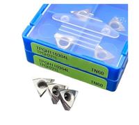 Carbide Turning Inserts Lathe Turning Tool Holder 10PCS TBGT060102L TPGH080204L TPGH090204L TPGH110304L Hard Alloy Blade Internal Turning Tool Boring(TPGH110304L)