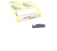 Carbide Turning Inserts Lathe Turning Tool Holder 10PCS TDC300 LF6018 Hard Alloy External Turning Tool Grooving Blade Parting Off Lathe Slot Cutter