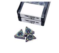 Carbide Turning Inserts Lathe Turning Tool Holder 10PCS TNMG160404-MA LY8010 Hard Alloy External Turning Tool Applies To Stainless Steel Parts(TNMG160408-MA LY8010)