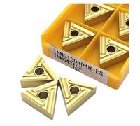 Carbide Turning Inserts Lathe Turning Tool Holder 10PCS TNMG160404R TNMG160408R TNMG160404L-2G TNMG160404R-2G External Turning Tool Hard Alloy Blade Lathe Tools(TNMG160404R 735)