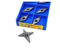 Carbide Turning Inserts Lathe Turning Tool Holder 10PCS VCGT110302 VCGT110304 VCGT110308 VCGT160402 VCGT160404 VCGT160408-AK H01 Hard Alloy Aluminum Internal Turning Tool(VCGT110302-AK H01)