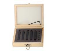 Carbide Turning Tool Set Professional Grade Indexable Cutting Tools for Metalworking Lathe Turning Facing Boring Chamfering 5PCs 5/16Inch