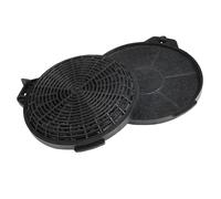 CARBIX CARBFILT4 Activated Carbon Filters for B&Q, CATA, COOKE & LEWIS, GOODHOME, DESIGNAIR and ELICA Cooker Hoods, 133 x 20 mm, Pack of 2