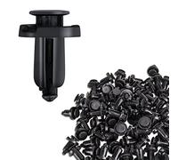 CarBole 10mm Nylon Car Retainer Clips, 100 Pcs - Impact Resistant Pressure Rivets for Door Trim, Fender, Bumper, Grille, Hood & More