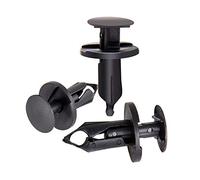 CarBole 8mm Car Body Trim Clips: 120 Pcs Car Retainer Clips Universal Auto Clips Plastic Nylon Rivet Trim Clamp Bumper Fastener Clips Compatible with Car Boots, Interior Doors or Trim Panels