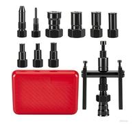 CarBole Motorcycle Blind Inner Bearing Puller Kit 10Pcs, 8-25mm | Slide Hammer & Pilot Inserts Included, Blind Hole Bearing Extractor Design, for Motorcycles & Cars, with Storage Box