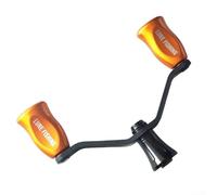 Carbon and Plastic Double Rocker Arm Handle for DAIWA Fishing Reels including Models For FUEGO For PROREX V Suitable for Reel Upgrades (Orange-gold)