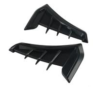 Carbon Black Car Side Wing Air Flow Fender Grille Stickers Designed to Fit Most Vehicles for Exterior Upgrade (Black)