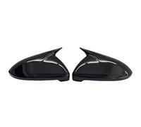 Carbon Black Fit For VW 7 MK7 MK7.5 R 2014-2019 Rearview Mirror Cover Side Mirror Caps Car Accessories Car Wing Mirror Covers Caps(Bright black)
