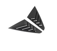Carbon Black Look Garnish Car Shutters Cover Rear Window Louver Side Vent Trim Moulding Compatible For MG GT Accessories 2022-2024(Matte Black)