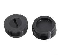 Carbon Brush Cap Cover, 2Pcs Black Carbon Brush Holder Cap Brushes Cover 13-22mm Diameter for Angle Grinder Power Tool Replacement(16mm)