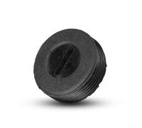 Carbon Brush Cover for Angle Grinder, Electric Drill, and Rotary Tools - 2-Pack Black Plastic Motor Brush Holder Cap, Fits 13mm to 22mm B(14mm)