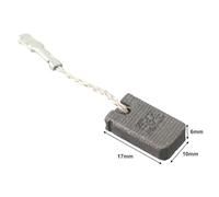 Carbon Brush for 1200W Angle Grinder GWS12-125S/GWS12-150SE64 Self-Stop 6X10X17