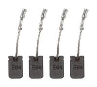 Carbon Brush for Bosch 1200W Angle Grinder GWS12-125S/GWS12-150S E64 Self-Stop 6x10x17mm 4-Pack Compatible with Power Tools