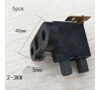 Carbon Brush Holder for 2-3 kW and 5-8 kW Generators - Compatible with Centurion, 168F/188F Models - 5-Pack, Black, Mounting Hole 6.0 mm, Center(2-3KW)