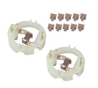 Carbon Brush Holder Set for RS550 HC683LG KV3SFN Motor, 12pcs Including 2 Holders and 10 Brushes, Compatible with for Bosch Tools, Carbon+Metal+Plastic Material, Approx 35 * 35 * 20mm