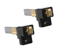 Carbon Brush Replacement 6.5X11X32mm Vacuum Cleaner Motor Parts 2 Pieces Plastic Metal Construction For Motor Efficiency And Suction Power