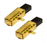 Carbon Brush Replacement for GBH2-18E, GBH2-20 D, PBH 3000 FRE, TBH2000DRE Drill Models, 4 Pcs Set (2 Pair), 21 x 6 x 9 mm, Low-Sparking, for Durable Carbon