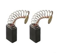 Carbon Brushes for Electric Motors - 2-Pack Replacement Set, 13 mm x 8 mm x 5 mm, Compatible with Power Tools, Angle Grinders, Drills, Circular Saws, and Fan