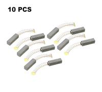 Carbon Brushes for Electric Motors 20mm x 6mm x 6mm Replacement Set 10pcs with Carbon-Metal Composite and Spring for Power Tools Angle Grinders Drills
