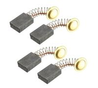 Carbon Brushes for Electric Motors, 4-Pack Replacement Set, 16 x 12.5 x 6.5 mm (L×W×H) with Metal Spring, Compatible with Circular Saws, Angle Grinders, Drills and Other Power Tools