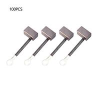 Carbon Brushes Replacement Kits, 100Pcs 9x8x14.5mm for 12V / 24V / 48V DC Oil Water Pump Motor - High Wear, Low Noise Operation, Ideal for Motor Maintenance