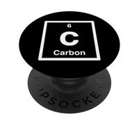 Carbon - C Periodic Table of Elements | Science Gifts PopSockets Adhesive PopGrip