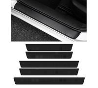 Carbon Car Door Sill Protector Strips, for VW T5 T5.1 T6 T6.1 Scratch Resistant Sill Bumper Protective Film Welcome Pedal Decorative Sticker