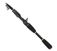 Carbon Casting Rod Portable Lightweight Telescopic Travel Fishing Rod Ultra-Sensitive Powerful for Sea Saltwater Freshwater with Storage Bag