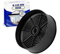 Carbon Cooker Hood Filter Type D058 Ø125 mm Has the Original Code 9029798809 90421336 1120506172 33005513 for Zanussi for Aeg for Electrolux - Warranty 10 Years - MONTERAL