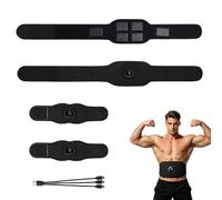 Carbon Core, Neurotone Core Belt, Carbon Core Abs Stimulator, Abdominal Stimulator Muscle Toner with 6 Modes & 19-Level Intensity, USB Rechargeable, for Men Women Home & Travel (1set)