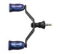Carbon Crank Handle with Double Ball for Shimano Nasci Sahara Ultegra | Carbon Fiber Spinning Reel Double Lever Crank with, 2 Bearings Per Handle Ball, Compatible with, Shimano Stella Vanquish