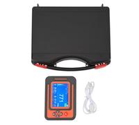 Carbon Dioxide Detector with Temperature and Humidity Meter - Infrared CO2 Monitor with 2600mAh Battery and 6000 Data Set Storage for Grow Tents Wine Cellars and Industrial (Red)