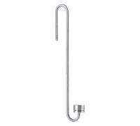 Carbon Dioxide Diffuser,2 Types CO2 Atomizer Diffuser Stainless Steel Carbon Dioxide Diffuser Atomiser Fish Tank Supplies Aquarium Equipment(size:L (300mm))