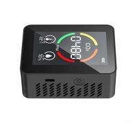 Carbon Dioxide Monitoring System Using Infrared Detection For Real-Time Indoor Air Composition Analysis(black)