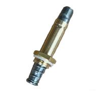 Carbon Dioxide Regulator Solenoid Valve Coil for Fish Tank, 8mm Thread C f2 Aquarium Regulator Replacement Part, Metal Gold Silver for Accessory-