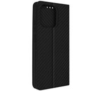 Carbon Effect Case for Xiaomi Redmi 12C Magnetic Cover Video Stand