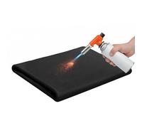 Carbon Felt Welding Blanket, Protective Blanket 100cm x 50cm Flame Retardant Welding Blankets Up to 1800°F Flame Retardant for Grill Stove Pit Soldering Welders (20x40 inch)