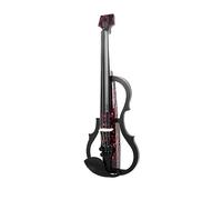 Carbon Fiber 4/4 Electric Violin Headless Fiddle With Bow Carry Case Headphone Cable Shoulder Rest Violin Parts Accessories