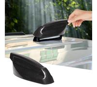 Carbon Fiber ABS Car Shark Fin Antenna Cover Roof Aerial Compatible with L@nd Rover Defender 90 110 130 2020-2024 Auto Antenna Toppers Accessories