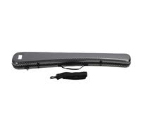 Carbon Fiber Bass Bow Case, Hard Protective Box with Shock Absorbing Lining and Adjustable Shoulder Strap, for Double Bass Bows German French Style